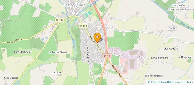 localisation de l'entreprise MADAME CORINNE DELAVET  BRISSAC LOIRE AUBANCE