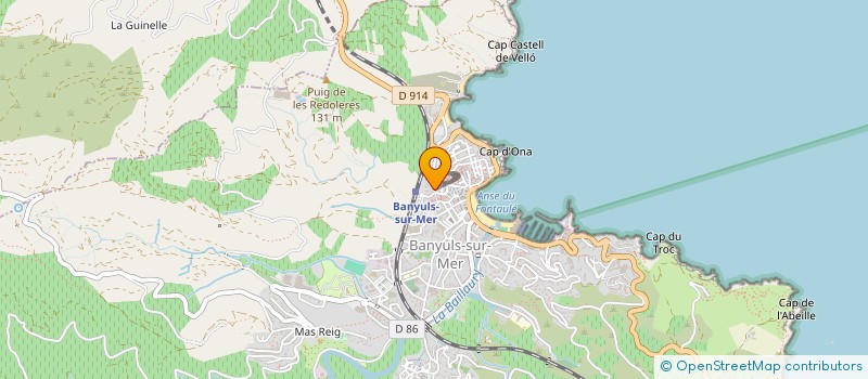 localisation de l'entreprise MADAME CORINNE DELELIS à BANYULS-SUR-MER