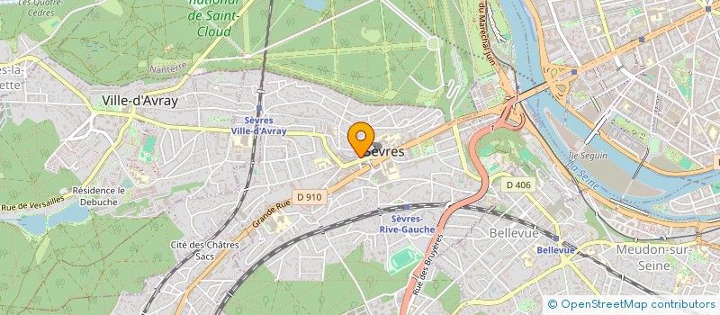 localisation de l'entreprise MADAME CORINNE DELERS à SEVRES