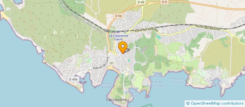 localisation de l'entreprise MADAME CORINNE DELEUIL  MARTIGUES