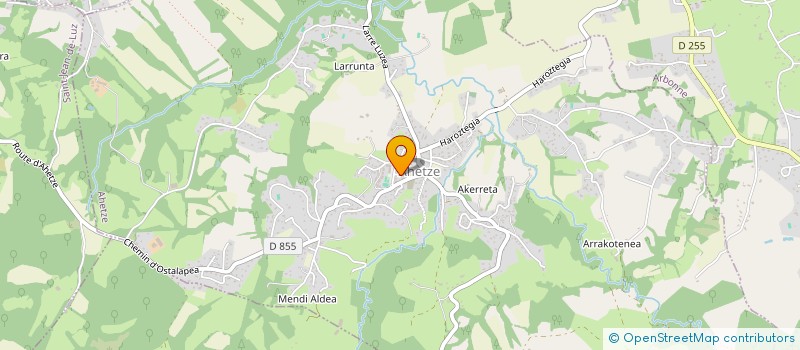 localisation de l'entreprise MADAME CORINNE DELILLE  AHETZE