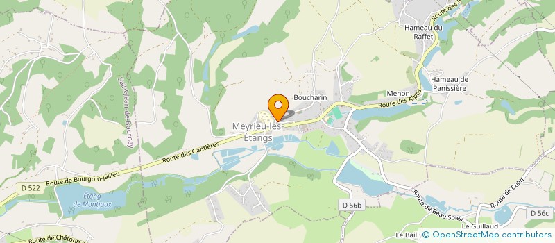 localisation de l'entreprise MADAME CORINNE DELISLE  MEYRIEU-LES-ETANGS