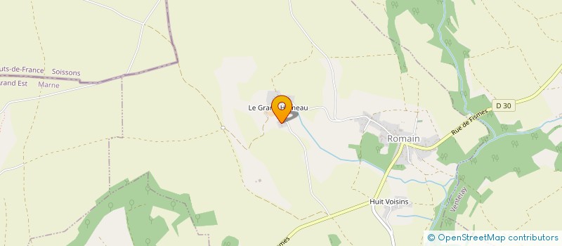 localisation de l'entreprise MADAME CORINNE DELOCH  ROMAIN