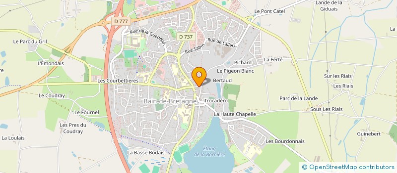 localisation de l'entreprise MADAME CORINNE DELON à BAIN-DE-BRETAGNE