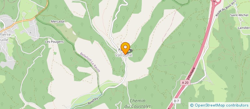 localisation de l'entreprise MADAME CORINNE DELPECH  BELLEFONT-LA RAUZE