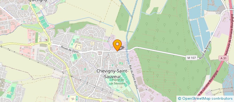 localisation de l'entreprise MADAME CORINNE DELPORTE  CHEVIGNY-SAINT-SAUVEUR