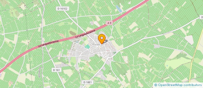 localisation de l'entreprise MADAME CORINNE DELRAN  PINET