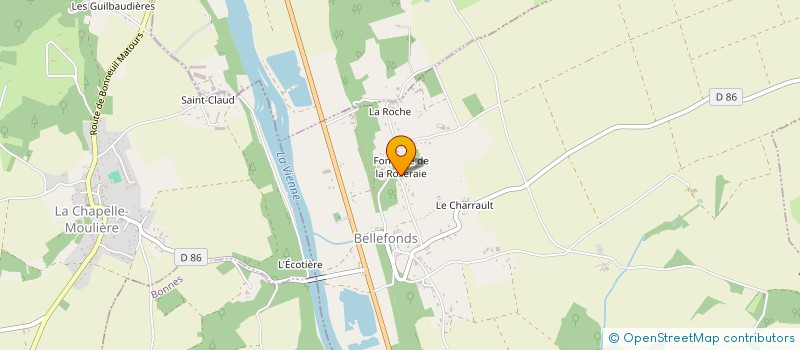 localisation de l'entreprise MADAME CORINNE DEMAILLY  BELLEFONDS