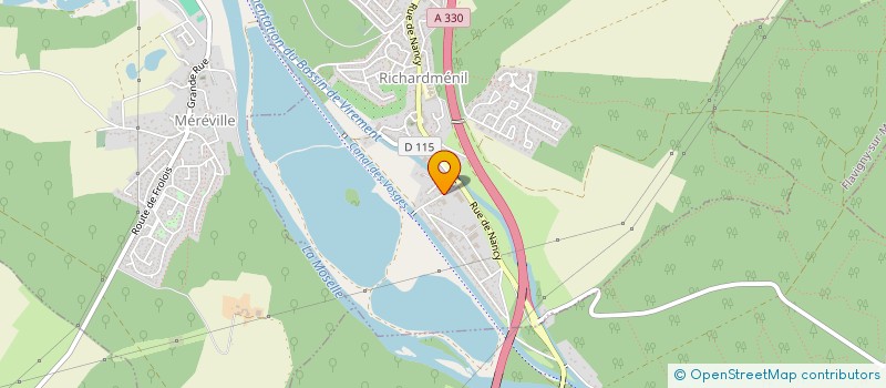 localisation de l'entreprise MADAME CORINNE DEMOURA  RICHARDMENIL