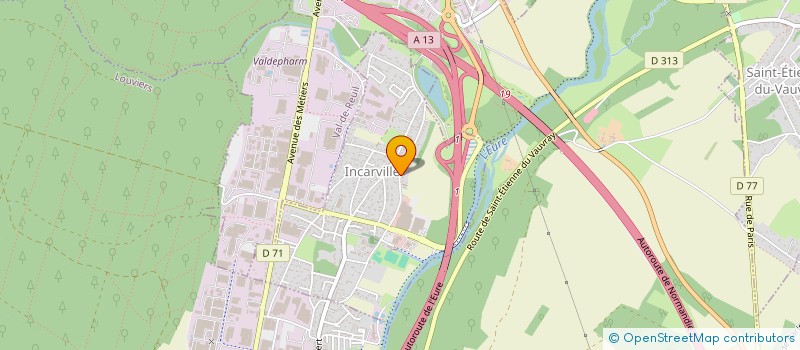 localisation de l'entreprise MADAME CORINNE DENIS  INCARVILLE