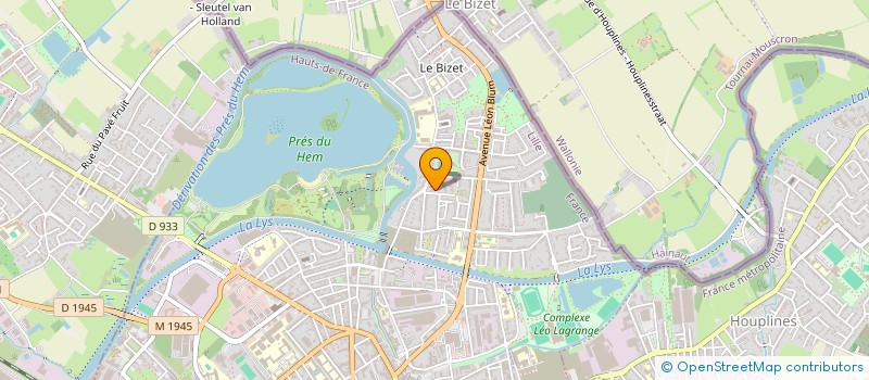 localisation de l'entreprise MADAME CORINNE DEREGNAUCOURT  ARMENTIERES