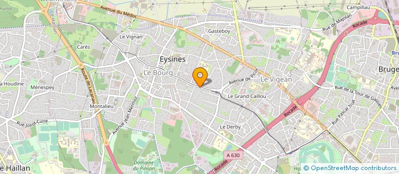 localisation de l'entreprise MADAME CORINNE DERRUAU à EYSINES
