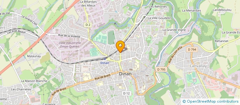 localisation de l'entreprise MADAME CORINNE DESCHAMPS à DINAN