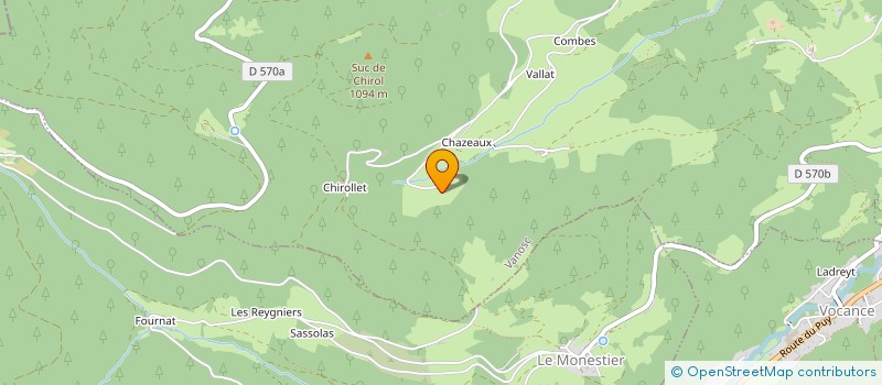 localisation de l'entreprise MADAME CORINNE DESMARTIN  VANOSC