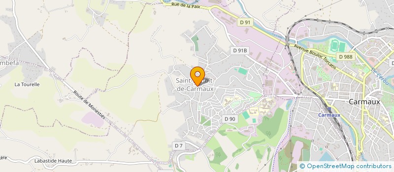 localisation de l'entreprise MADAME CORINNE DESPOIX  SAINT-BENOIT-DE-CARMAUX