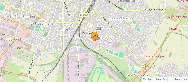 localisation de l'entreprise MADAME CORINNE DESPOULAINS  NIORT