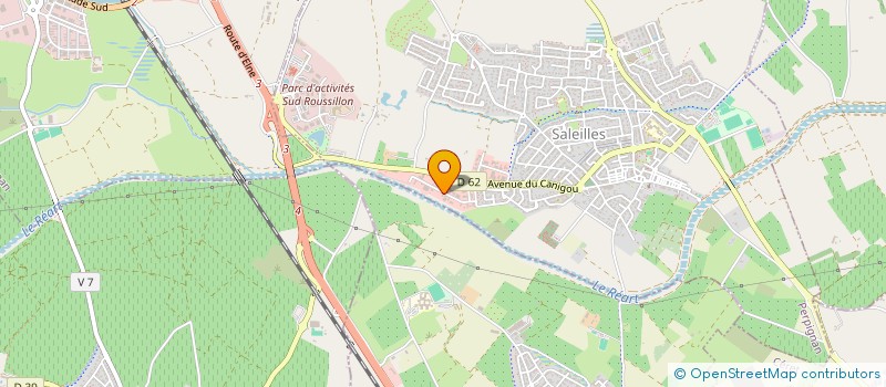 localisation de l'entreprise MADAME CORINNE DEUIL  SALEILLES