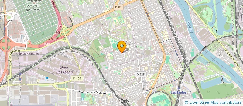 localisation de l'entreprise MADAME CORINNE DEVILLE  THIAIS