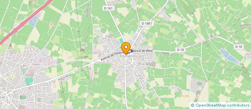 localisation de l'entreprise MADAME CORINNE DIAZ  POMEROLS