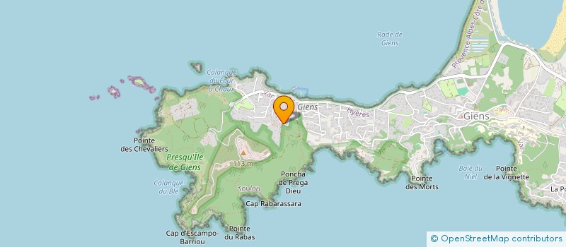 localisation de l'entreprise MADAME CORINNE DINTON à HYERES