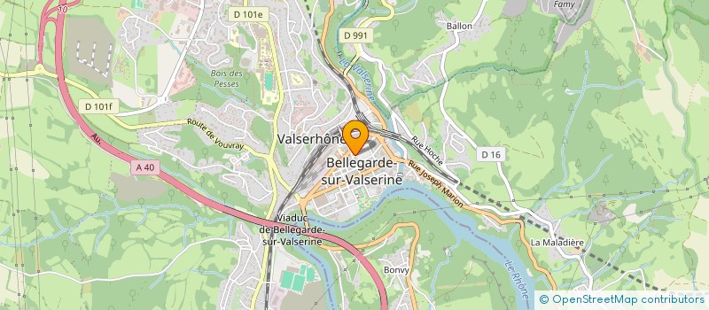 localisation de l'entreprise MADAME CORINNE DOJEAN à VALSERHONE
