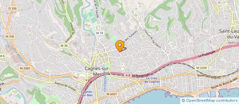 localisation de l'entreprise MADAME CORINNE DOLFI à CAGNES-SUR-MER