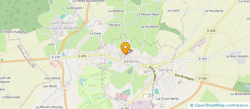 localisation de l'entreprise MADAME CORINNE DONATIEN à BELLEME