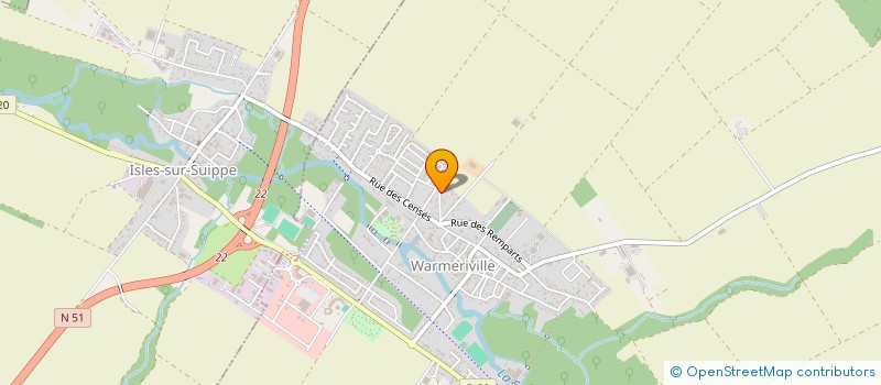 localisation de l'entreprise MADAME CORINNE DOUART  WARMERIVILLE