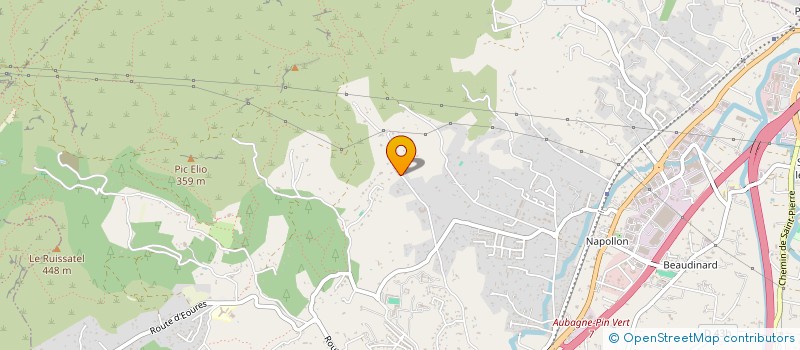 localisation de l'entreprise MADAME CORINNE DROUILLOT  AUBAGNE