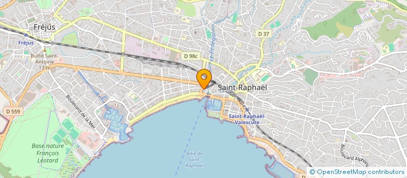 localisation de l'entreprise MADAME CORINNE DRUELLE  FREJUS