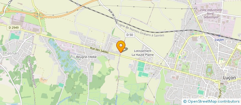 localisation de l'entreprise MADAME CORINNE DUBLER  LES MAGNILS-REIGNIERS