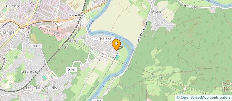 localisation de l'entreprise MADAME CORINNE DUBOIS  CHALEZEULE