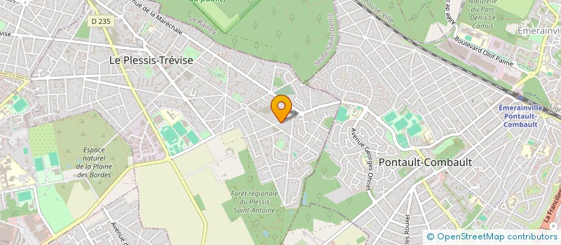 localisation de l'entreprise MADAME CORINNE DUBUC à LE PLESSIS-TREVISE