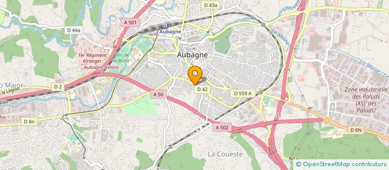 localisation de l'entreprise MADAME CORINNE DUBUISSON à AUBAGNE