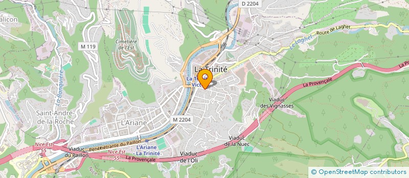localisation de l'entreprise MADAME CORINNE DUBUQUOI à LA TRINITE