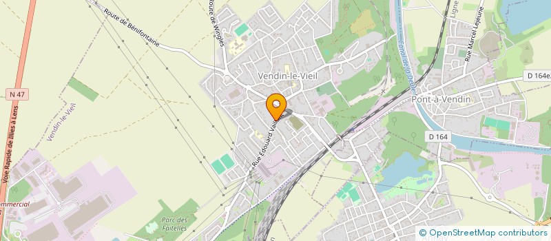 localisation de l'entreprise MADAME CORINNE DUCHILLIER  VENDIN-LE-VIEIL