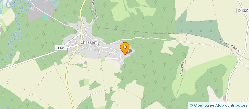 localisation de l'entreprise MADAME CORINNE DUFOUR  CHASSEMY