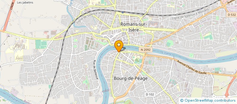 localisation de l'entreprise MADAME CORINNE DUMAS à BOURG-DE-PEAGE
