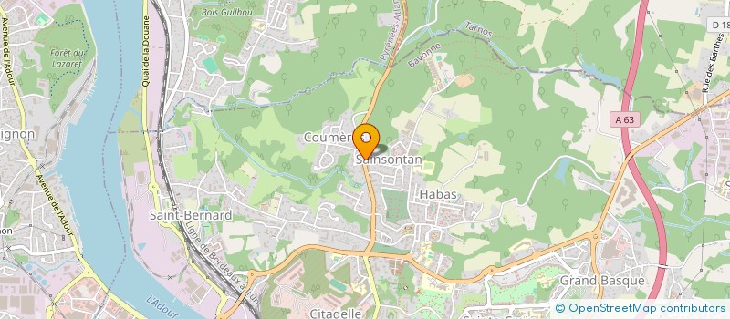 localisation de l'entreprise MADAME CORINNE DUMON à BAYONNE