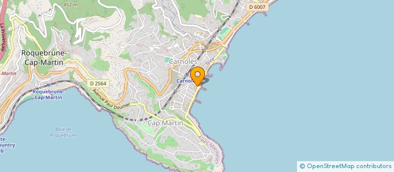 localisation de l'entreprise MADAME CORINNE DUPAYS à ROQUEBRUNE-CAP-MARTIN