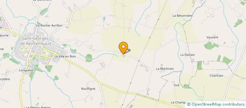 localisation de l'entreprise MADAME CORINNE DUPEL  SAINT-GEORGES-DE-REINTEMBAULT