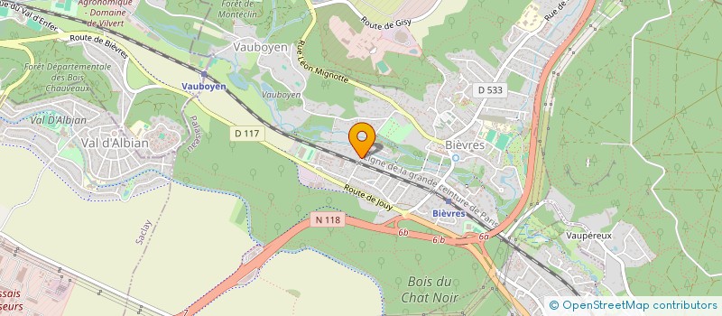 localisation de l'entreprise MADAME CORINNE DUPERRET à BIEVRES