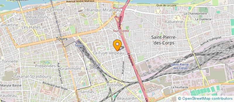 localisation de l'entreprise MADAME CORINNE DUPONT à TOURS