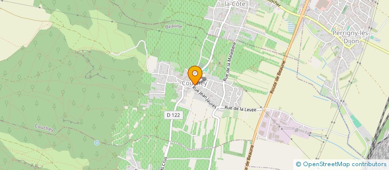 localisation de l'entreprise MADAME CORINNE DUPRE  COUCHEY