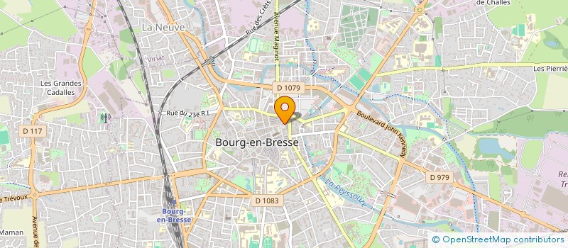 localisation de l'entreprise MADAME CORINNE DURAND  BOURG-EN-BRESSE