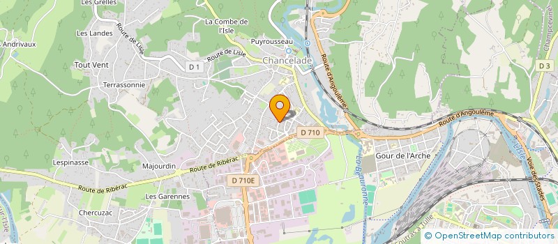 localisation de l'entreprise MADAME CORINNE DURIN  CHANCELADE