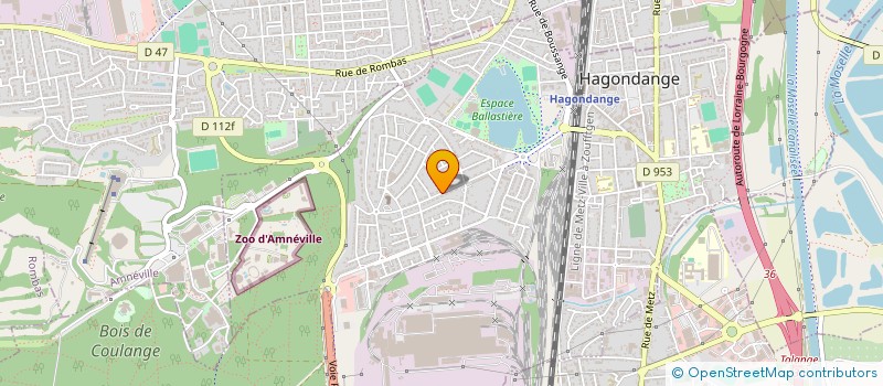 localisation de l'entreprise MADAME CORINNE DUSSAUSSOIS  HAGONDANGE