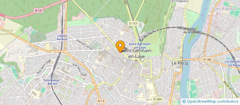 localisation de l'entreprise MADAME CORINNE DUVAL  SAINT-GERMAIN-EN-LAYE