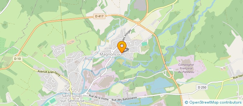 localisation de l'entreprise MADAME CORINNE EL-BEZE  MAGNONCOURT