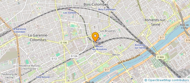 localisation de l'entreprise MADAME CORINNE ELBAZ à ASNIERES-SUR-SEINE